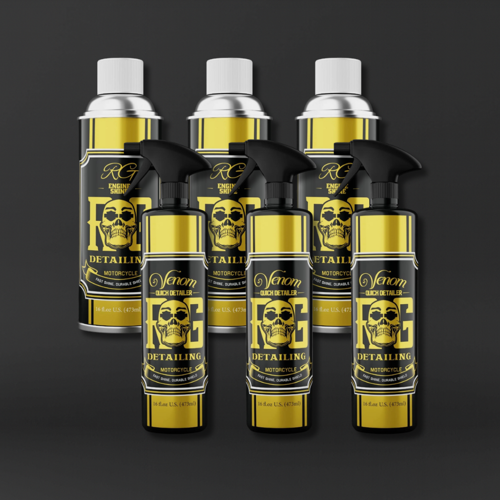 3 “RG Engine Shine” + 3 “Venom” Ceramic Quick Detailer